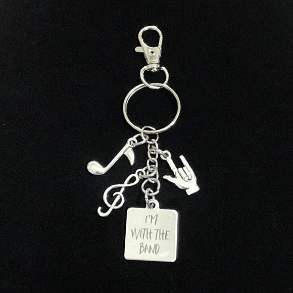 I’m With The Band Keychain Bag Charm - Picture 3 of 8